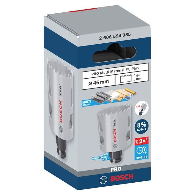 Коронка BOSCH PRO Multi Material PC Plus, 46 мм, фото  | SNABZHENIE.com.ua