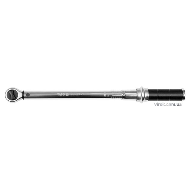 Динамометрический ключ YATO: квадрат 3/8, F= 25- 125 Нм, L= 415-440 мм, фото  | SNABZHENIE.com.ua