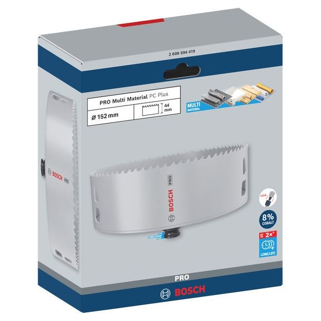 Коронка BOSCH PRO Multi Material PC Plus 152 мм, фото  | SNABZHENIE.com.ua