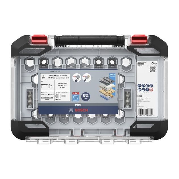 Набор коронок BOSCH PRO Multi Material PC Plus, 9 шт., фото  | SNABZHENIE.com.ua