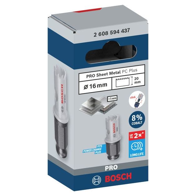 Коронка BOSCH PRO Sheet Metal PC Plus, 16 мм, фото  | SNABZHENIE.com.ua