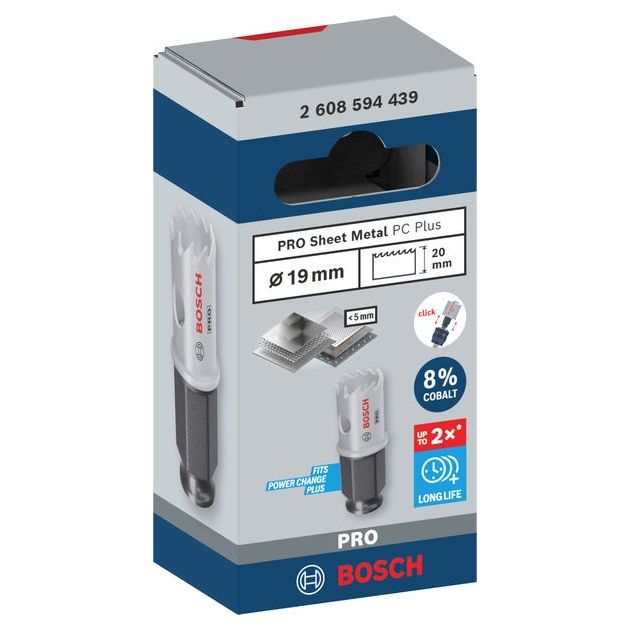 Коронка BOSCH PRO Sheet Metal PC Plus, 19 мм, фото  | SNABZHENIE.com.ua