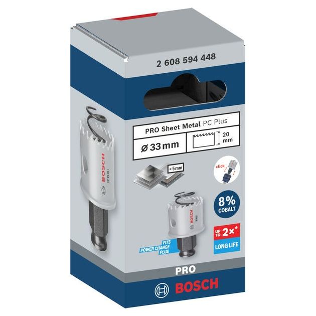 Коронка BOSCH PRO Sheet Metal PC Plus, 33 мм, фото  | SNABZHENIE.com.ua