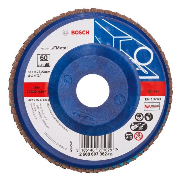 Складчатый шлифовальный круг X551, Expert for Metal BOSCH, фото  | SNABZHENIE.com.ua