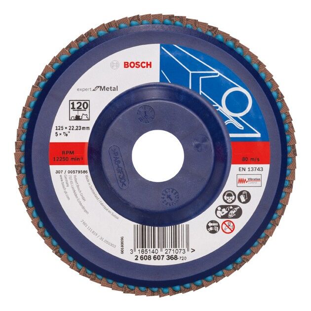 Складчатый шлифовальный круг X551, Expert for Metal BOSCH, фото  | SNABZHENIE.com.ua