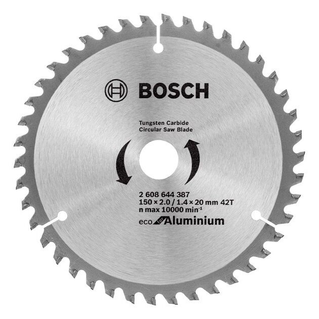 Пиляльный диск Eco для алюминия BOSCH, фото  | SNABZHENIE.com.ua