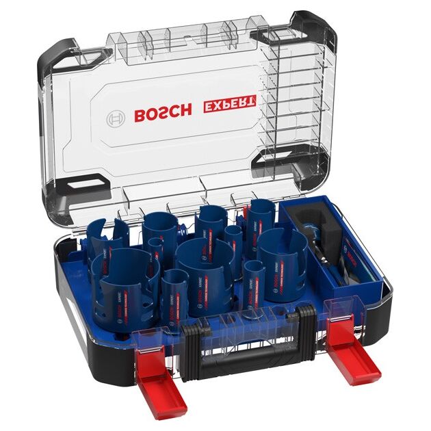 Набір коронок BOSCH EXPERT, 15 шт., 20-76 мм, для будівельних матеріалів, фото  | SNABZHENIE.com.ua