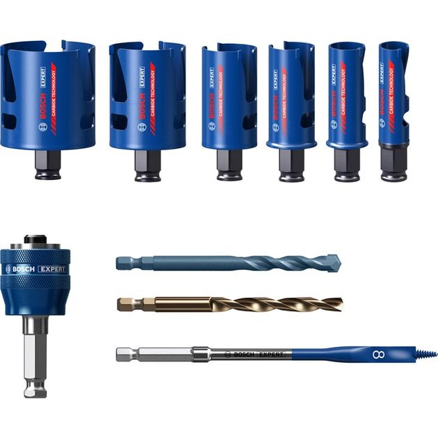 Набор коронок BOSCH EXPERT, 10 шт., 20-64 мм, фото  | SNABZHENIE.com.ua