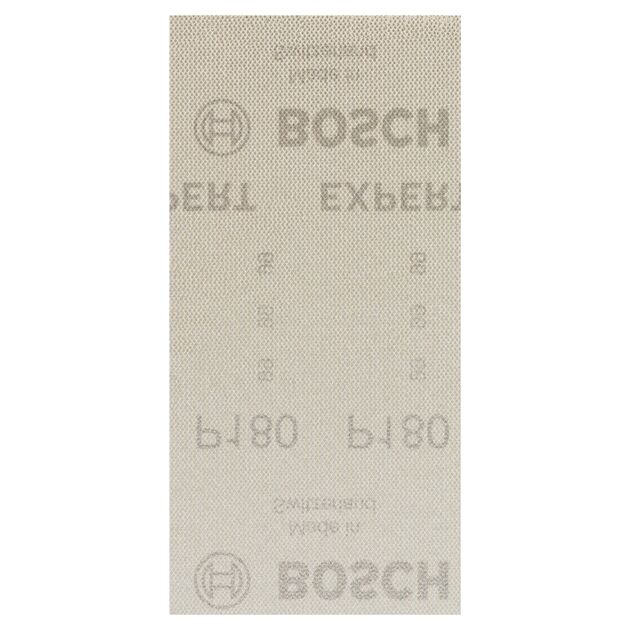 Шліфувальна сітка BOSCH EXPERT M480 для ексцентрикових машин, 93x186 мм, G 180, 50 шт., фото  | SNABZHENIE.com.ua