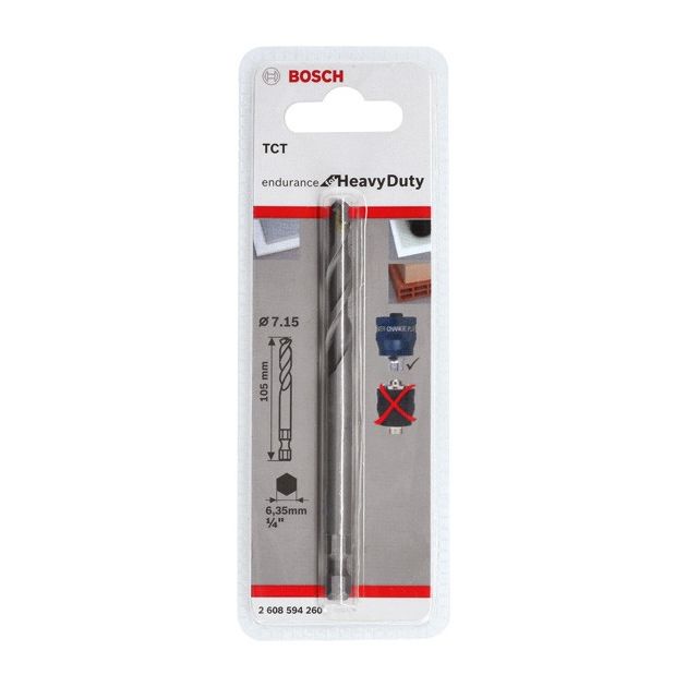 Центрувальне свердло Plus TCT Ø 8,5 x 105 мм BOSCH, фото , зображення 2 | SNABZHENIE.com.ua Центрувальне свердло Plus TCT Ø 8,5 x 105 мм BOSCH, фото , зображення 2 | SNABZHENIE.com.ua