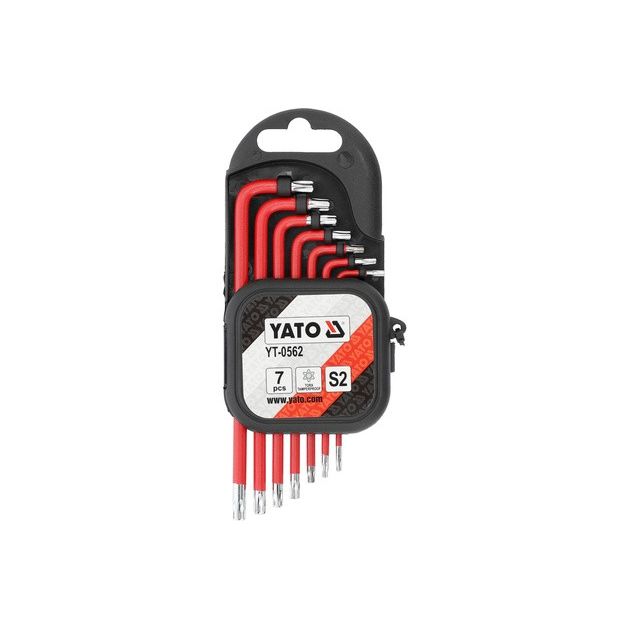 Шестигранники YATO TORX Т9-Т30, S2, набор 7 шт, фото  | SNABZHENIE.com.ua