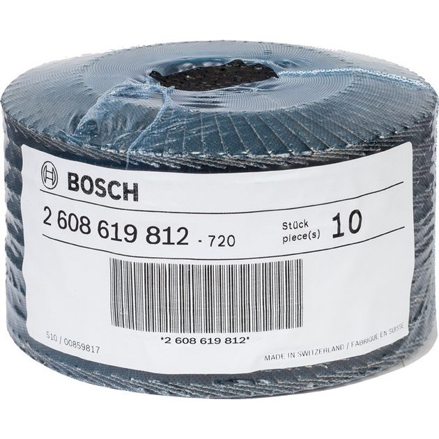 Пелюстковий шліфувальний диск X-LOCK X551 Expert для металу BOSCH, фото , зображення 2 | SNABZHENIE.com.ua