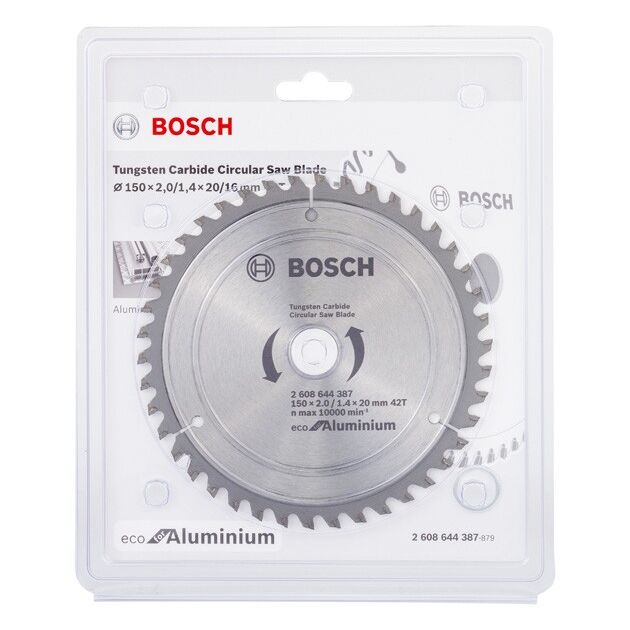 Пиляльный диск Eco для алюминия BOSCH, фото , изображение 2 | SNABZHENIE.com.ua