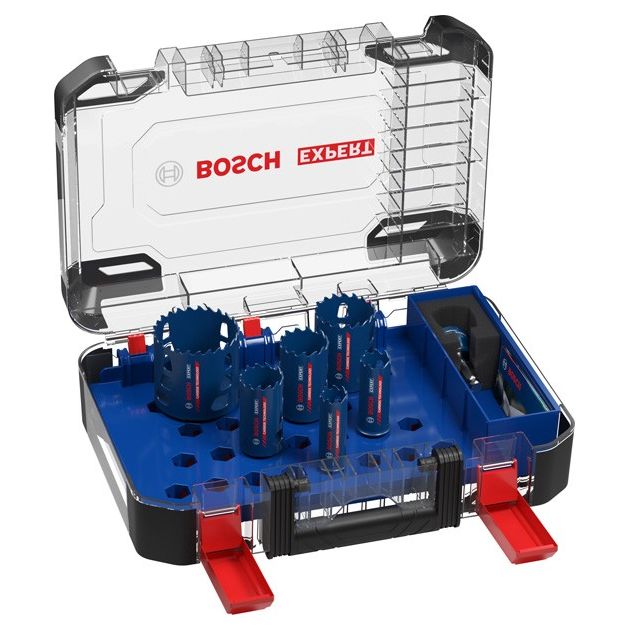 Набір коронок EXPERT Tough Material, 22/25/35/40/51/68 мм, 9 шт. BOSCH, фото , зображення 3 | SNABZHENIE.com.ua Набір коронок EXPERT Tough Material, 22/25/35/40/51/68 мм, 9 шт. BOSCH, фото , зображення 3 | SNABZHENIE.com.ua