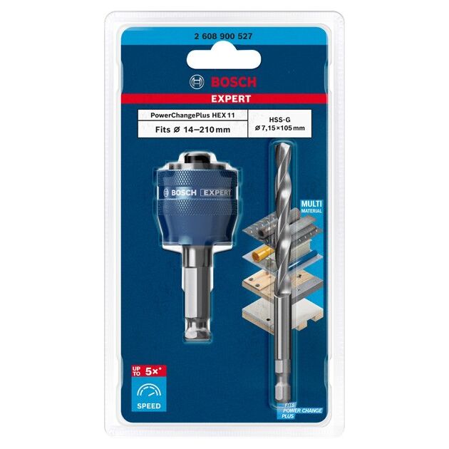 Оправка системы коронок EXPERT Power Change Plus 11 мм, 2 шт. BOSCH, фото , изображение 3 | SNABZHENIE.com.ua