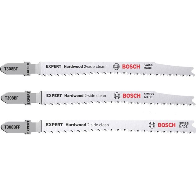 Набор полотен для лобзиков BOSCH EXPERT Hardwood, 2 шт., фото , изображение 6 | SNABZHENIE.com.ua