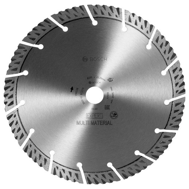 Алмазний відрізний круг EXPERT MultiMaterial, 230 x 22,23 x 2,4 x 15 мм BOSCH, фото , зображення 4 | SNABZHENIE.com.ua Алмазний відрізний круг EXPERT MultiMaterial, 230 x 22,23 x 2,4 x 15 мм BOSCH, фото , зображення 4 | SNABZHENIE.com.ua