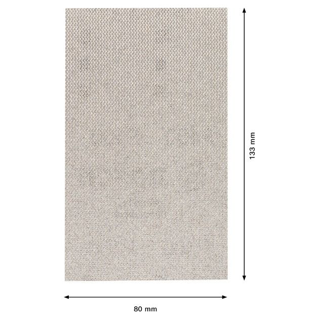 Шліфувальна сітка BOSCH M480 G 100 для ексцентрикових машин, 80x133 мм, 10 шт., фото , изображение 5 | SNABZHENIE.com.ua