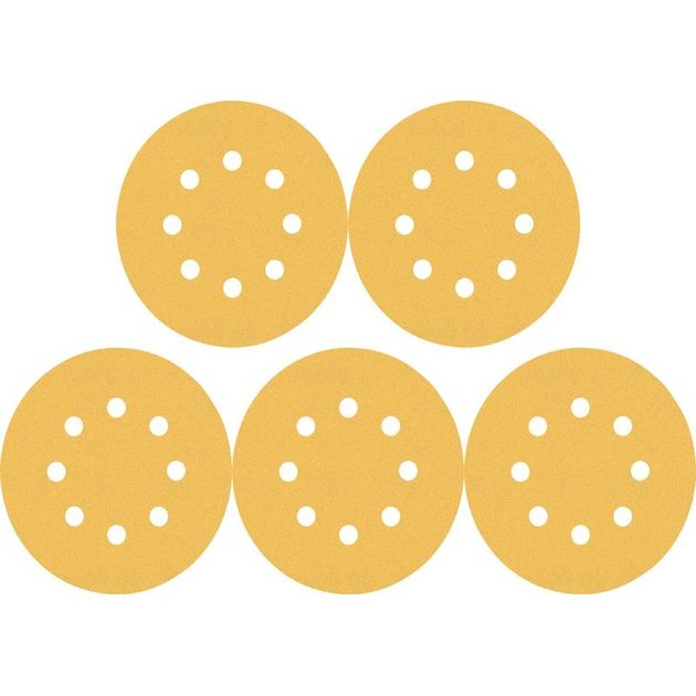 Шліфувальний папір EXPERT C470 із 8 отворами для ексцентрикових шліфувальних машин, 125 мм, G 320, 5 шт. BOSCH, фото , зображення 6 | SNABZHENIE.com.ua