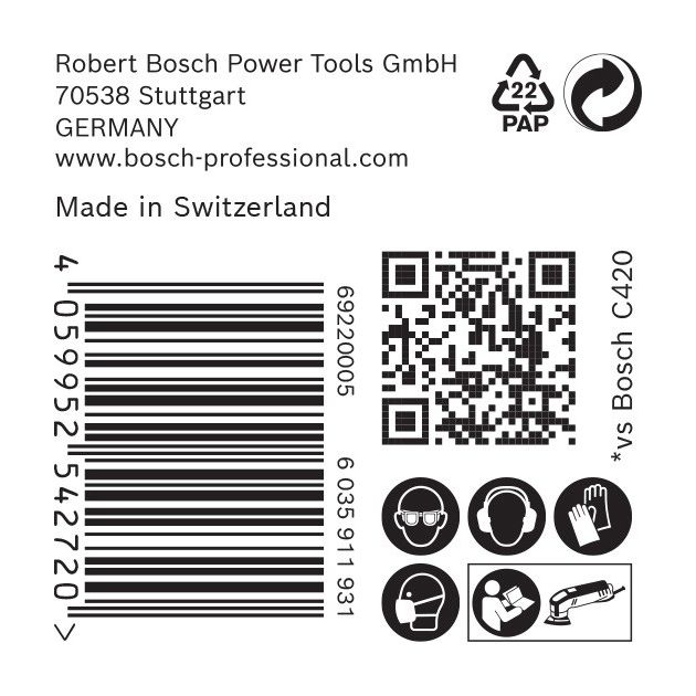 Шліфувальний папір EXPERT C470 для дельташліфувальних машин, 93 мм, G 400, 50 шт. BOSCH, фото , зображення 4 | SNABZHENIE.com.ua Шліфувальний папір EXPERT C470 для дельташліфувальних машин, 93 мм, G 400, 50 шт. BOSCH, фото , зображення 4 | SNABZHENIE.com.ua