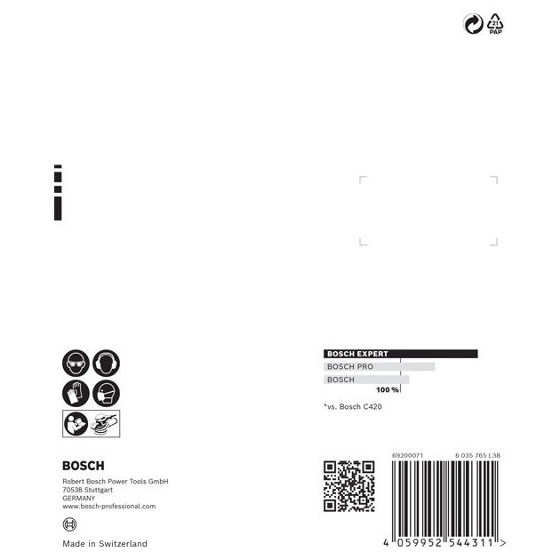 Шлифовальная бумага EXPERT C470 для эксцентриковых машин, 125 мм, G 60, 5 шт., фото , изображение 4 | SNABZHENIE.com.ua