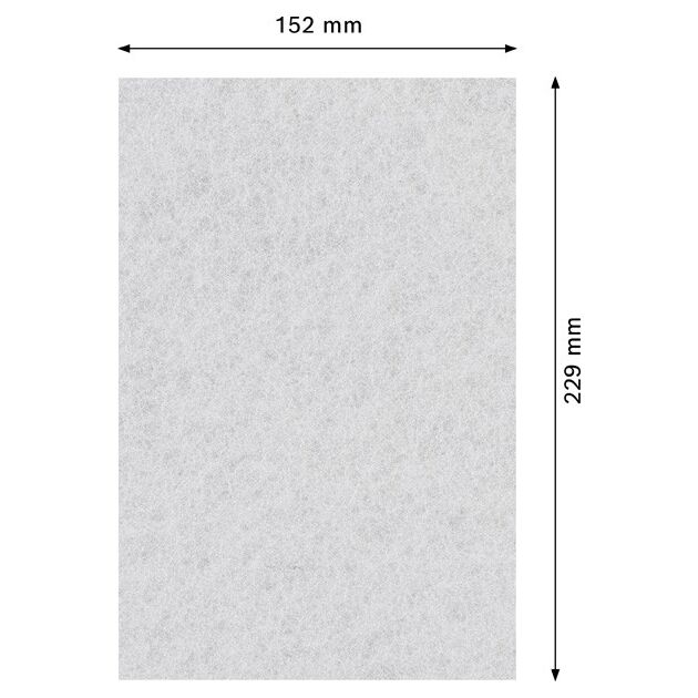 Волокнистий абразив EXPERT N880 для шліфування вручну, 152 x 229 мм, очищення BOSCH, фото , зображення 2 | SNABZHENIE.com.ua