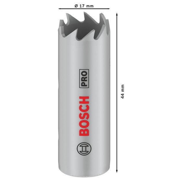 Коронка PRO Multi Material 17 мм с резьбой BOSCH, фото , изображение 6 | SNABZHENIE.com.ua