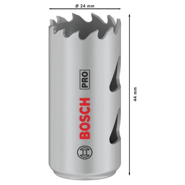 Коронка PRO Multi Material, 24 мм, с резьбой BOSCH, фото , изображение 6 | SNABZHENIE.com.ua