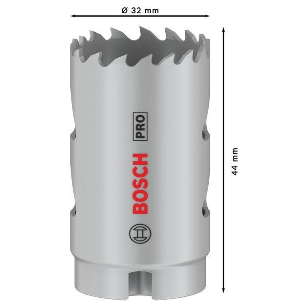 Коронка BOSCH PRO Multi Material, 32 мм, с резьбой, фото , изображение 6 | SNABZHENIE.com.ua