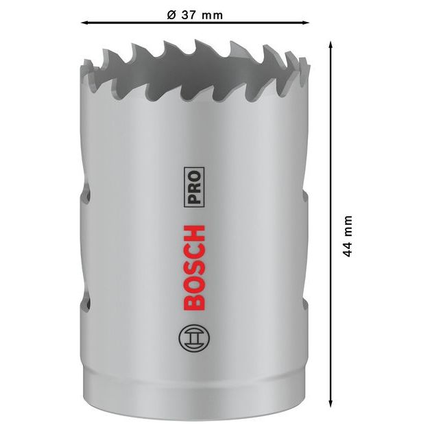 Коронка BOSCH PRO Multi Material 37 мм с резьбой, фото , изображение 6 | SNABZHENIE.com.ua