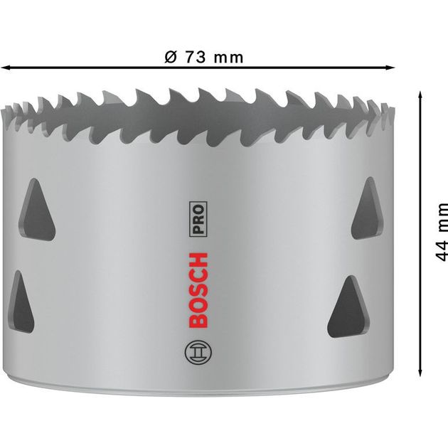 Коронка PRO Multi Material 73 мм с резьбой BOSCH, фото , изображение 6 | SNABZHENIE.com.ua