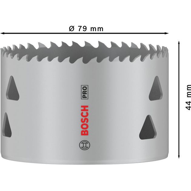 Коронка PRO Multi Material 79 мм с резьбой BOSCH, фото , изображение 6 | SNABZHENIE.com.ua