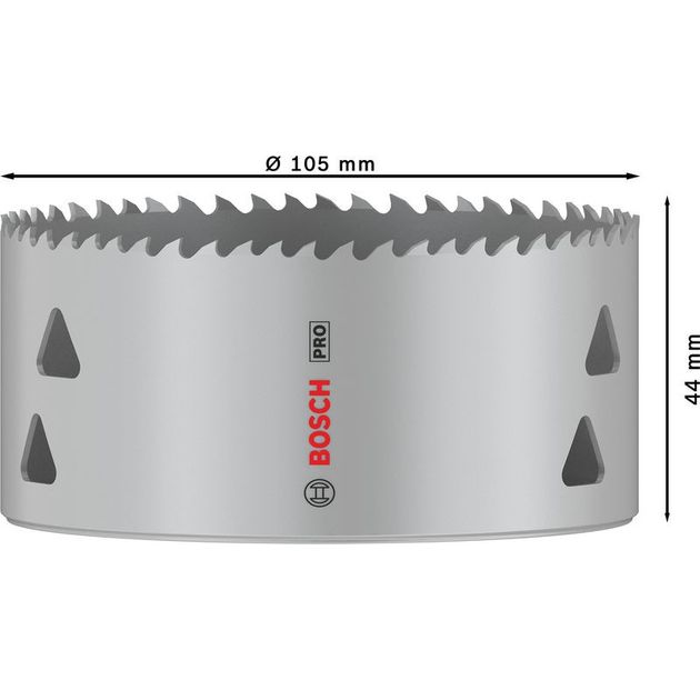 Коронка BOSCH PRO Multi Material, 105 мм, с резьбой, фото , изображение 6 | SNABZHENIE.com.ua Коронка BOSCH PRO Multi Material, 105 мм, с резьбой, фото , изображение 6 | SNABZHENIE.com.ua