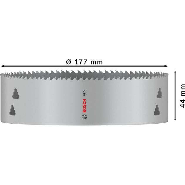 Коронка PRO Multi Material, 177 мм, з різьбою BOSCH, фото , зображення 6 | SNABZHENIE.com.ua Коронка PRO Multi Material, 177 мм, з різьбою BOSCH, фото , зображення 6 | SNABZHENIE.com.ua