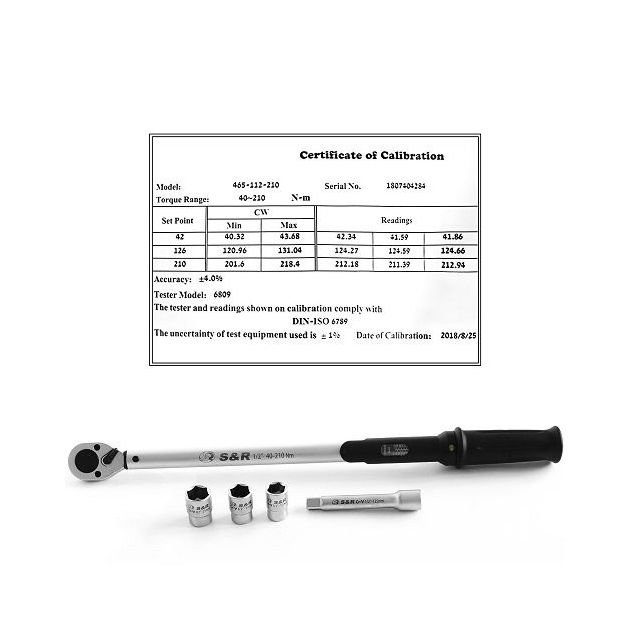 Динамометрический ключ S&R 1/2 40-210 Hm, фото , зображення 4 | SNABZHENIE.com.ua Динамометрический ключ S&R 1/2 40-210 Hm, фото , зображення 4 | SNABZHENIE.com.ua
