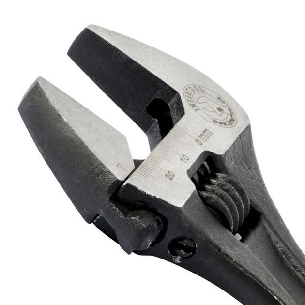 Ключ разводной 200мм, Cr-V, черный, фосфатированный, INTERTOOL XT-0058, фото , зображення 6 | SNABZHENIE.com.ua Ключ разводной 200мм, Cr-V, черный, фосфатированный, INTERTOOL XT-0058, фото , зображення 6 | SNABZHENIE.com.ua