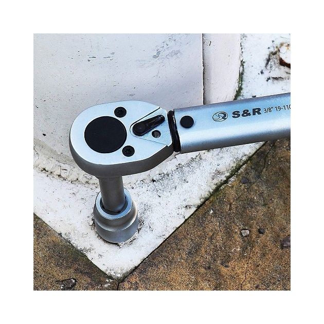 Динамометрический ключ S&R 3/8" 19-110 Нм с головками, фото , изображение 9 | SNABZHENIE.com.ua Динамометрический ключ S&R 3/8" 19-110 Нм с головками, фото , изображение 9 | SNABZHENIE.com.ua