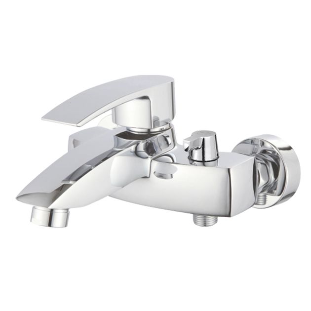 Смеситель для ванны Qtap Swan Eco с душевым гарнитуром, хром, фото  | SNABZHENIE.com.ua