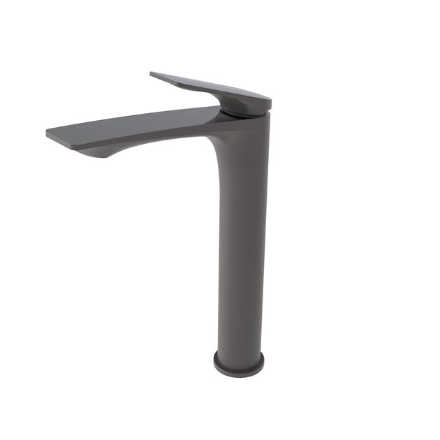 Смеситель для раковины Qtap Vlasta New высокий QTVLA269GMB45653 Gunmetal Black PVD, фото  | SNABZHENIE.com.ua