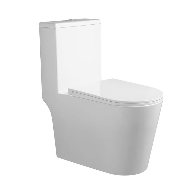 Унитаз-моноблок Qtap Kolibri Ultra Quiet безободковый Soft-close белый, фото  | SNABZHENIE.com.ua