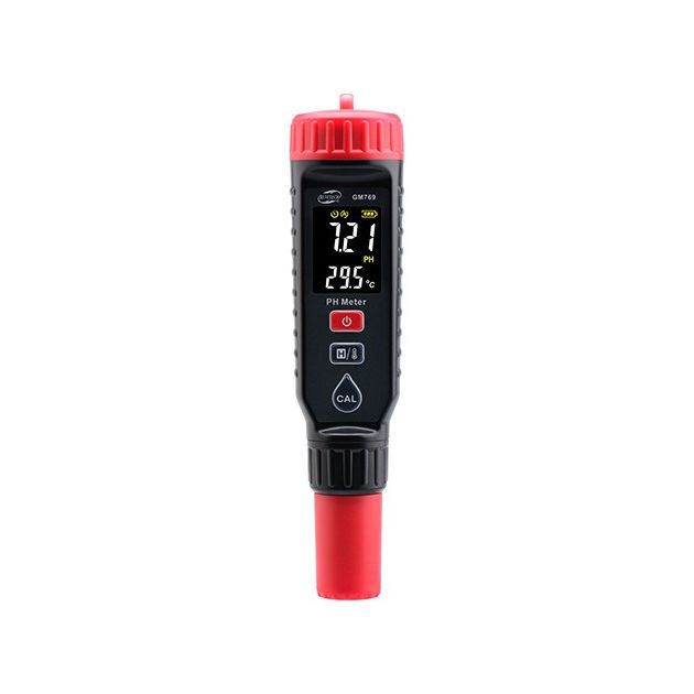 Измеритель кислотности и температуры BENETECH GM769, цветной дисплей, фото  | SNABZHENIE.com.ua