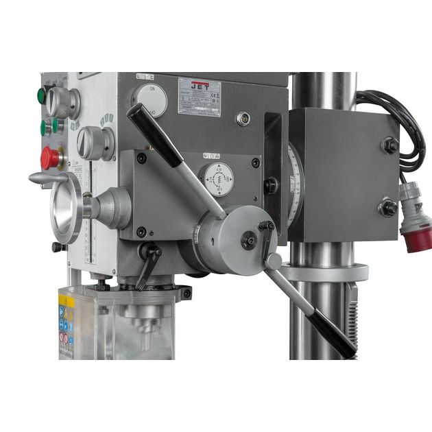 Свердлильний верстат з редуктором JET JGHD-32PF : 400В 1,5 кВт. МК4. MAX Ø≤32 мм; 6 шв., фото , зображення 3 | SNABZHENIE.com.ua