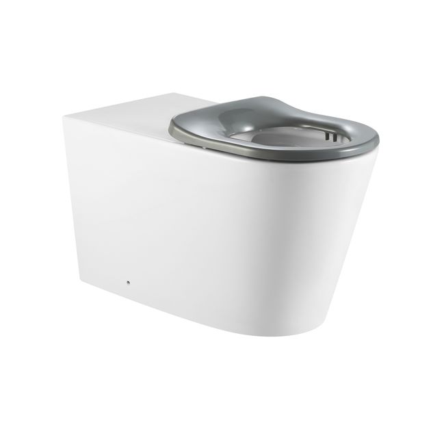 Унитаз напольный Qtap Freedom безободковый Soft-close белый QT22223368W, фото  | SNABZHENIE.com.ua