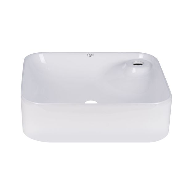 Раковина Qtap Stork 430x430x120 Белая QT15112194WN, фото , изображение 3 | SNABZHENIE.com.ua Раковина Qtap Stork 430x430x120 Белая QT15112194WN, фото , изображение 3 | SNABZHENIE.com.ua