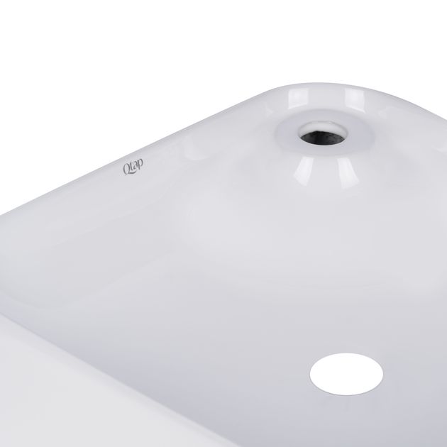 Раковина Qtap Stork 430x430x120 Белая QT15112194WN, фото , изображение 5 | SNABZHENIE.com.ua Раковина Qtap Stork 430x430x120 Белая QT15112194WN, фото , изображение 5 | SNABZHENIE.com.ua