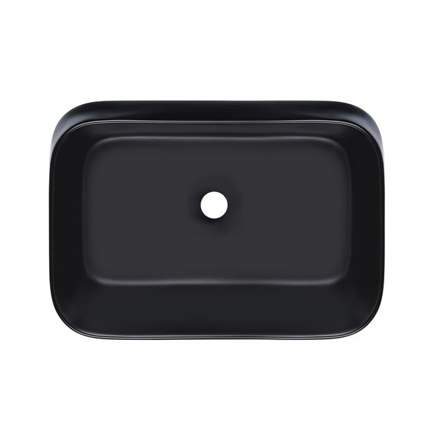 Раковина-чаша Qtap Scorpio 550x390x120 черный матовый QT14112243MBN, фото  | SNABZHENIE.com.ua