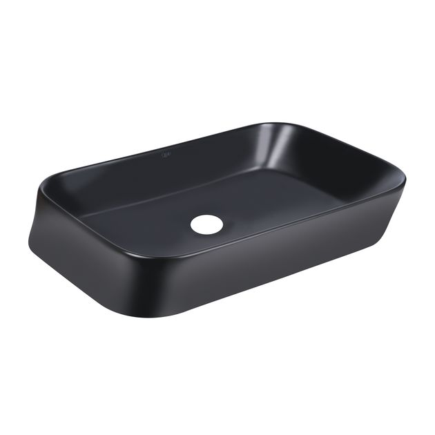 Раковина-чаша Qtap Scorpio 550x390x120 черный матовый QT14112243MBN, фото , изображение 3 | SNABZHENIE.com.ua Раковина-чаша Qtap Scorpio 550x390x120 черный матовый QT14112243MBN, фото , изображение 3 | SNABZHENIE.com.ua