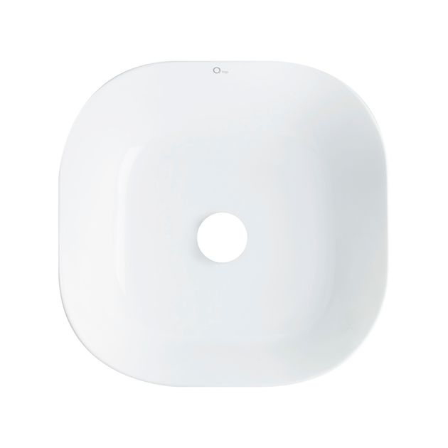 Раковина Qtap Kolibri 430x430x150 белая QT1011K396WN, фото  | SNABZHENIE.com.ua