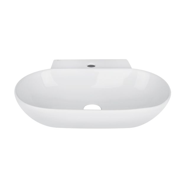 Раковина Qtap Cardinal 565х400х130 белая QT0411K177WN, фото , изображение 3 | SNABZHENIE.com.ua Раковина Qtap Cardinal 565х400х130 белая QT0411K177WN, фото , изображение 3 | SNABZHENIE.com.ua