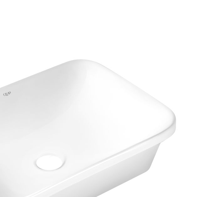 Раковина Qtap Scorpio 610х380х150 White QT1411K491WN, фото , зображення 5 | SNABZHENIE.com.ua Раковина Qtap Scorpio 610х380х150 White QT1411K491WN, фото , зображення 5 | SNABZHENIE.com.ua